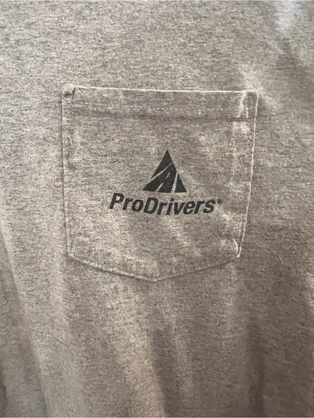 Gildan Gray Short-Sleeve Pocket Tee with ProDrivers Logo